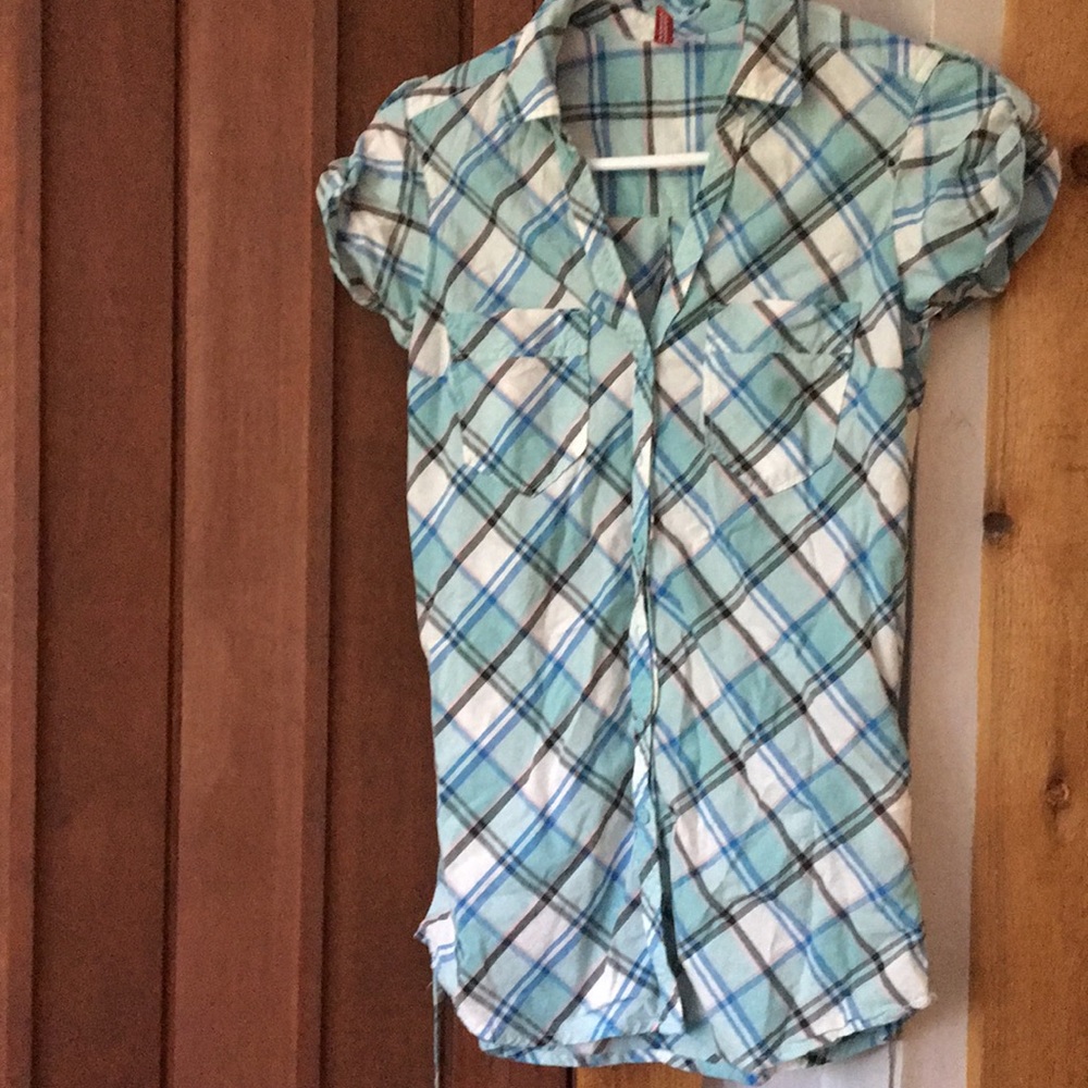 Button down collared shirt